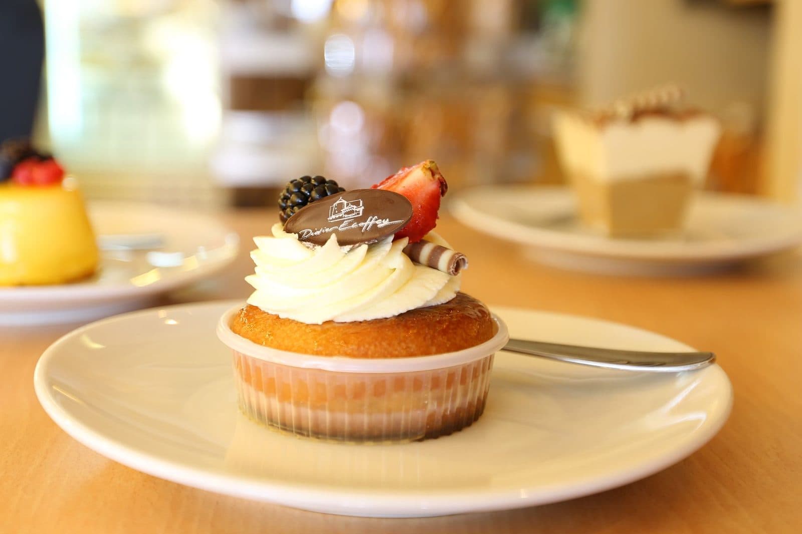Pâtisserie maison à la crème de la boulangerie Ecoffey