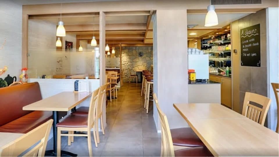 Le tea-room rénové de la boulangerie Ecoffey, Grand-Rue à Romont